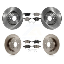 Charger l'image dans la galerie, Front Rear Disc Brake Rotors And Ceramic Pads Kit For Ford Escape C-Max