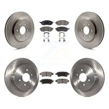 Load image into Gallery viewer, Front Rear Disc Brake Rotor Ceramic Pad Kit For 2008-2012 Nissan Pathfinder 5.6L