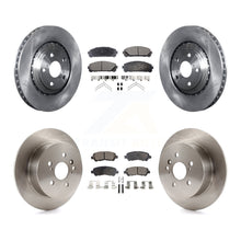 Charger l&#39;image dans la galerie, [Front+Rear] 2008-2013 Toyota Highlander Premium OE Brake Rotors &amp; Ceramic Pads Kit For Max Braking