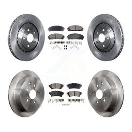Front Rear Brake Rotors Ceramic Pad Kit For Toyota Highlander Sienna Lexus RX350