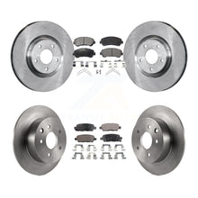 Charger l&#39;image dans la galerie, [Front+Rear] 2007-2012 Nissan Sentra SE-R Spec V Premium OE Brake Rotors &amp; Ceramic Pads Kit For Max Braking