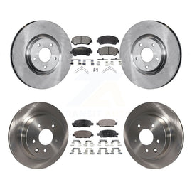 [Front+Rear] 2014-2017 Nissan Juke Nismo RS Premium OE Brake Rotors & Ceramic Pads Kit For Max Braking