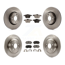 Front Rear Disc Brake Rotors Ceramic Pad Kit For Volvo S60 V60 Cross Country V70