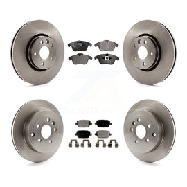 [Front+Rear] 2008-2011 Land Rover LR2 Premium OE Brake Rotors & Ceramic Pads Kit For Max Braking