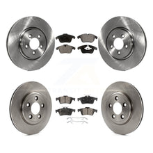 Charger l'image dans la galerie, Front Rear Disc Brake Rotors And Ceramic Pads Kit For Jaguar Vanden Plas