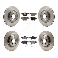 Charger l'image dans la galerie, Front Rear Disc Brake Rotors And Ceramic Pads Kit For Jaguar XF XJ XKR XK
