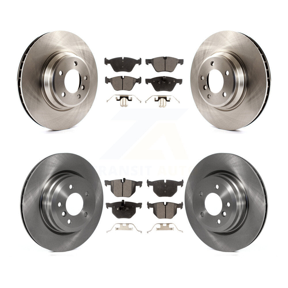 [Front+Rear] 2007 BMW 335xi Premium OE Brake Rotors & Ceramic Pads Kit For Max Braking