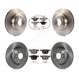 Front Rear Brake Rotor & Ceramic Pad Kit For BMW 335i xDrive X1 335d 335xi 335is