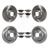 Front Rear Disc Brake Rotors And Ceramic Pads Kit For 2008 BMW 328xi To 08 07