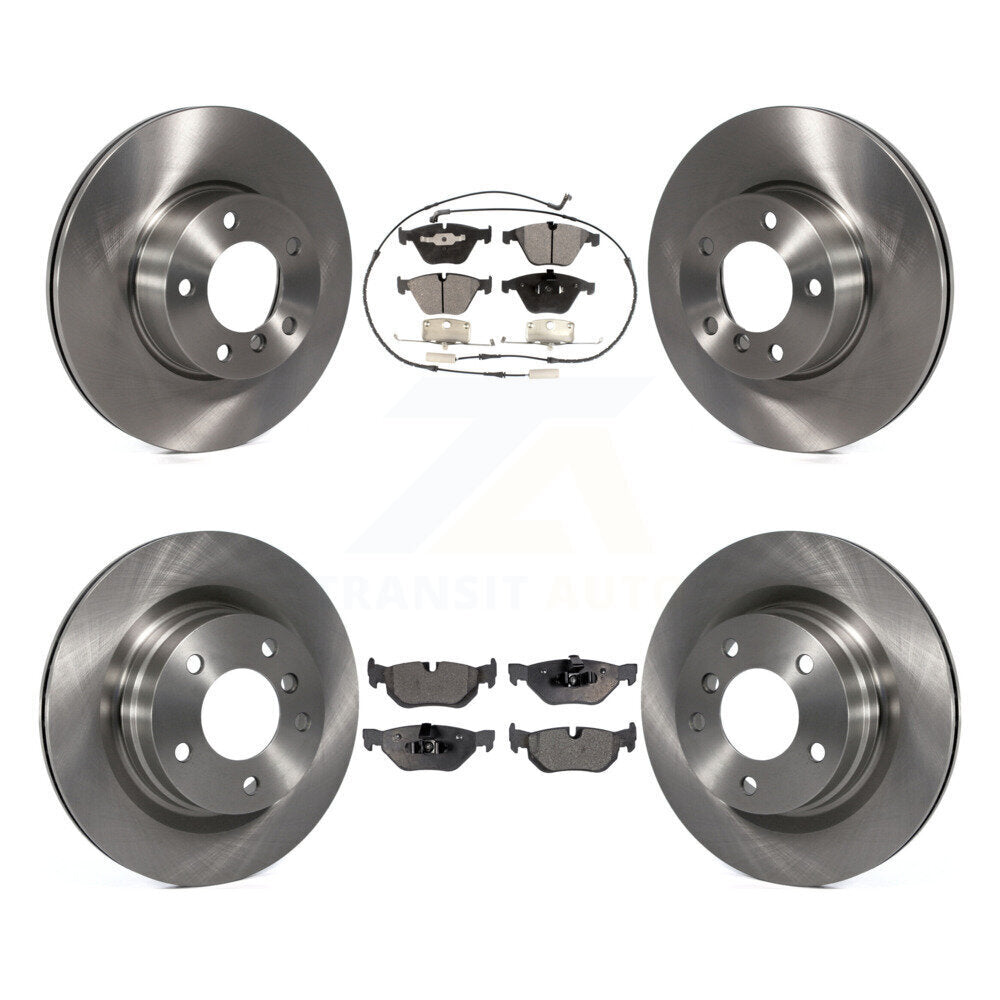 Front Rear Disc Brake Rotors And Ceramic Pads Kit For BMW 328i 323i