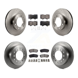 Front Rear Disc Brake Rotors And Ceramic Pads Kit For Toyota 4Runner FJ Cruiser
