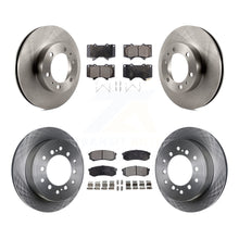 Charger l&#39;image dans la galerie, [Front+Rear] 2010-2014 Toyota FJ Cruiser Premium OE Brake Rotors &amp; Ceramic Pads Kit For Max Braking