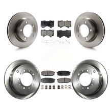 Charger l'image dans la galerie, Front Rear Disc Brake Rotors Ceramic Pad Kit For Toyota Land Cruiser Lexus LX570