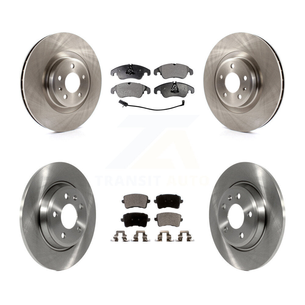 Front Rear Brake Rotor And Ceramic Pad Kit For Audi Q5 With 345mm Diameter