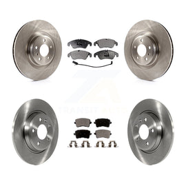 Front Rear Brake Rotor And Ceramic Pad Kit For Audi Q5 With 345mm Diameter