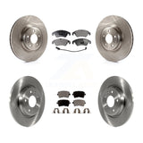 Front Rear Brake Rotor And Ceramic Pad Kit For Audi Q5 With 345mm Diameter