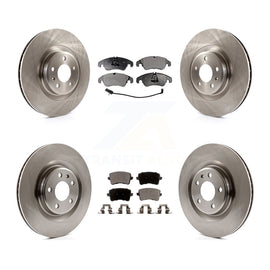 Front Rear Disc Brake Rotors And Ceramic Pads Kit For Audi Q5 S5