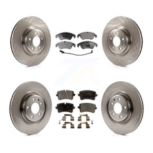 Charger l'image dans la galerie, Front Rear Disc Brake Rotors And Ceramic Pads Kit For Audi A6 Quattro A7