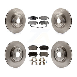 Front Rear Disc Brake Rotors And Ceramic Pads Kit For Audi A6 Quattro A7