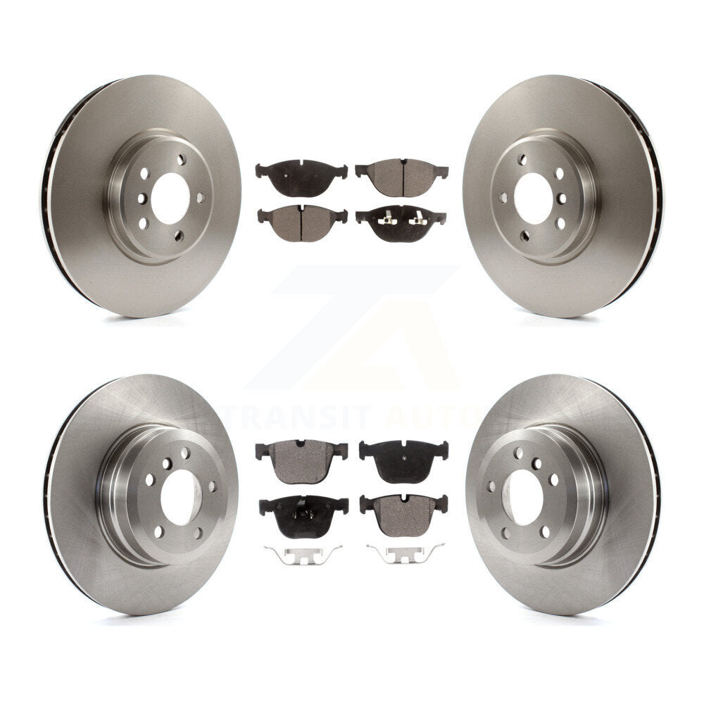 Front Rear Disc Brake Rotors And Ceramic Pads Kit For BMW X5 X6 xDrive50i
