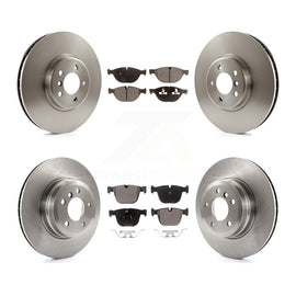 Front Rear Disc Brake Rotors And Ceramic Pads Kit For BMW X5 X6 xDrive50i