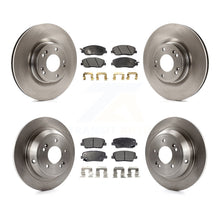 Load image into Gallery viewer, Front Rear Disc Brake Rotors And Ceramic Pads Kit For Hyundai Genesis 3.8L
