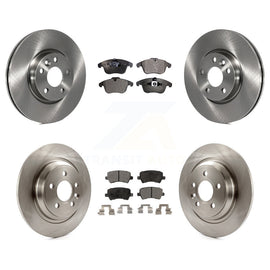 Front Rear Brake Rotor & Ceramic Pad Kit For Volvo S60 With 300mm Diameter