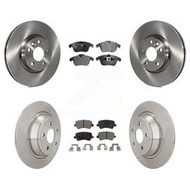 [Front+Rear] 2012-2015 Land Rover Range Evoque Premium OE Brake Rotors & Ceramic Pads Kit For Max Braking