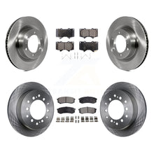 Load image into Gallery viewer, Front Rear Disc Brake Rotors And Ceramic Pads Kit For Toyota 4Runner Lexus GX460
