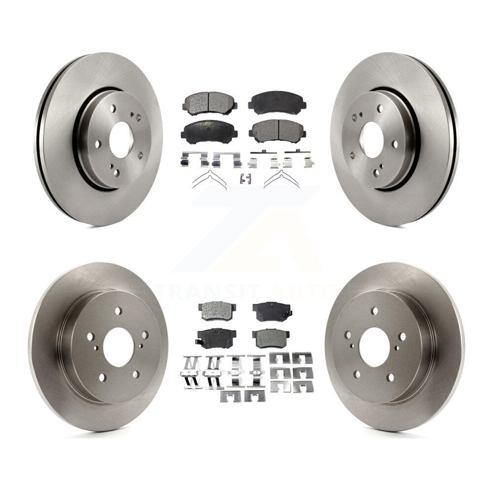 [Front+Rear] 2010-2013 Suzuki Kizashi Premium OE Brake Rotors & Ceramic Pads Kit For Max Braking