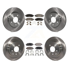 Charger l'image dans la galerie, Front Rear Disc Brake Rotors And Ceramic Pads Kit For Nissan LEAF