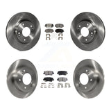 Front Rear Brake Rotor & Ceramic Pad Kit For Kia Forte Hyundai Elantra GT Forte5