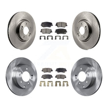 Charger l'image dans la galerie, Front Rear Disc Brake Rotors And Ceramic Pads Kit For Hyundai Azera