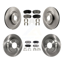 Charger l&#39;image dans la galerie, [Front+Rear] 2016 Hyundai Sonata GAS engine Premium OE Brake Rotors &amp; Ceramic Pads Kit For Max Braking