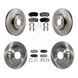 [Front+Rear] 2016 Hyundai Sonata GAS engine Premium OE Brake Rotors & Ceramic Pads Kit For Max Braking