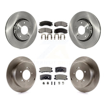 Charger l'image dans la galerie, Front Rear Disc Brake Rotors And Ceramic Pads Kit For Mitsubishi Lancer