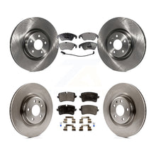 Charger l'image dans la galerie, Front Rear Disc Brake Rotors And Ceramic Pads Kit For Audi A6
