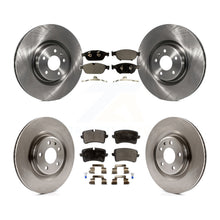 Charger l'image dans la galerie, Front Rear Disc Brake Rotors And Ceramic Pads Kit For Audi A6 Quattro A7