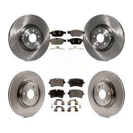 Front Rear Disc Brake Rotors And Ceramic Pads Kit For Audi A6 Quattro A7
