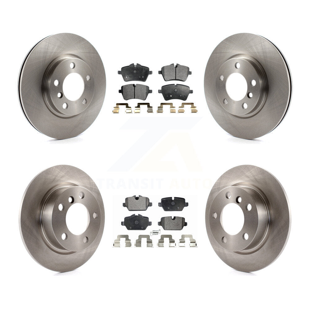 Front Rear Disc Brake Rotor & Ceramic Pad Kit For Mini Cooper Countryman Paceman