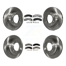 Charger l&#39;image dans la galerie, Front Rear Brake Rotor Ceramic Pad Kit For 2012-2021 Nissan NV2500 NV3500 NV1500