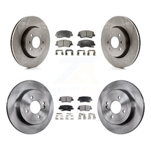 Load image into Gallery viewer, Front Rear Disc Brake Rotors And Ceramic Pads Kit For Kia Rio