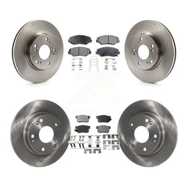 [Front+Rear] 2013 Acura ILX 2.0L Premium OE Brake Rotors & Ceramic Pads Kit For Max Braking