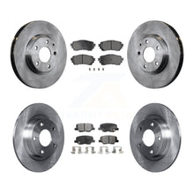 Load image into Gallery viewer, Front Rear Disc Brake Rotors And Ceramic Pads Kit For Mazda 6