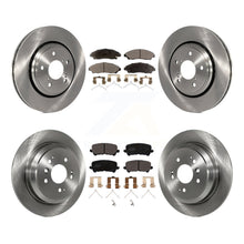 Charger l'image dans la galerie, Front Rear Disc Brake Rotors And Ceramic Pads Kit For Honda Pilot Ridgeline