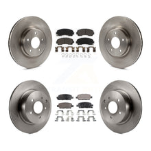 Charger l&#39;image dans la galerie, [Front+Rear] 2016-2017 INFINITI QX50 Premium OE Brake Rotors &amp; Ceramic Pads Kit For Max Braking
