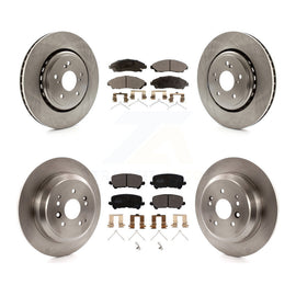 [Front+Rear] 2014-2016 Acura MDX Premium OE Brake Rotors & Ceramic Pads Kit For Max Braking