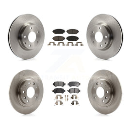 [Front+Rear] 2016-2018 Mazda CX-3 AWD Premium OE Brake Rotors & Ceramic Pads Kit For Max Braking