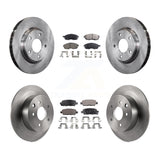 Front Rear Disc Brake Rotors And Ceramic Pads Kit For Nissan Sentra