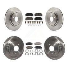 Load image into Gallery viewer, Front Rear Disc Brake Rotors And Ceramic Pads Kit For Nissan Rogue